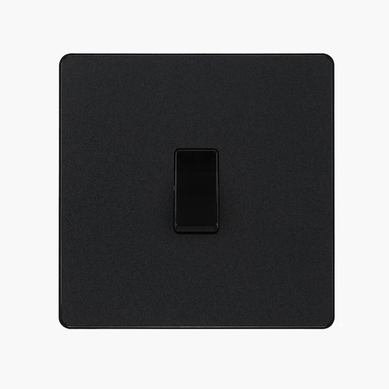 Matt Black Intermediate switches available from RS Electrical Supplies