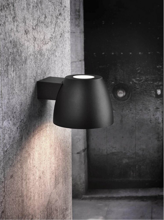 Nordlux Bell Grey Outdoor Wall Light 76391010