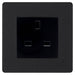 BG Evolve Matt Black 13A Unswitched Socket PCDMB13AUSSB Available from RS Electrical Supplies