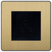 BG Evolve Satin Brass 5A Unswitched Socket PCDSB5AUSSB Available from RS Electrical Supplies