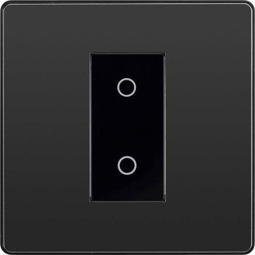 BG Evolve Black Chrome 1G  Master Touch Dimmer Switch PCDBCTDM1B Available from RS Electrical Supplies