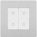 BG Evolve Brushed Steel 2G Secondary Touch Dimmer Switch PCDBSTDS2W Available from RS Electrical Supplies