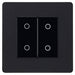 BG Evolve Matt Black 2G Secondary Touch Dimmer Switch PCDMBTDS2B Available from RS Electrical Supplies