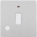 BG Evolve Brushed Steel 13A Unswitched Spur with LED and Flex Outlet PCDBS54W Available from RS Electrical Supplies