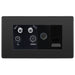 BG Evolve Black Chrome TV/FM/SAT Combination TV Socket PCDBCQUAD2B Available from RS Electrical Supplies