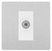 BG Evolve Brushed Steel Satellite Socket PCDBS61W Available from RS Electrical Supplies