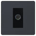 BG Evolve Matt Grey Co-axial Socket PCDMG60B Available from RS Electrical Supplies