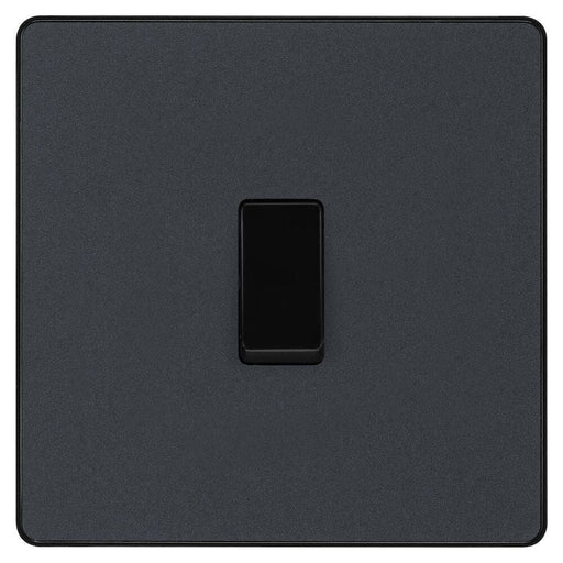 BG Evolve Matt Grey Intermediate Light Switch PCDMG13B Available from RS Electrical Supplies