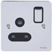 Schneider Ultimate Flat Plate Polished Chrome 15A Socket GU3290BPCAvailable from RS Electrical Supplies