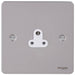 Schneider Ultimate Flat Plate Pearl Nickel 2A Unswitched Socket GU3270WPNAvailable from RS Electrical