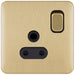 Schneider Lisse Deco Satin Brass 5A Switched Socket GGBL3081BSBAvailable from RS Electrical Supplies