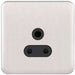 Schneider Lisse Deco Stainless Steel 5A Unswitched Socket GGBL3080BSSAvailable from RS Electrical 