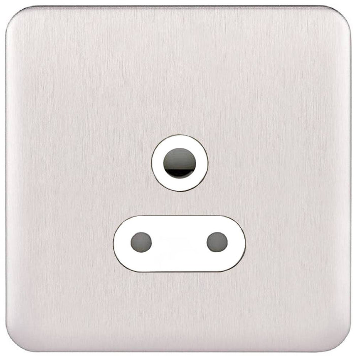 Schneider Lisse Deco Stainless Steel 5A Unswitched Socket GGBL3080WSSAvailable from RS Electrical 