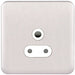 Schneider Lisse Deco Stainless Steel 5A Unswitched Socket GGBL3080WSSAvailable from RS Electrical 