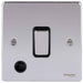 Schneider Ultimate Low Profile Polished Chrome 20A Double Pole Switch Flex GU2513BPCAvailable from RS Electrical Supplies