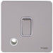 Schneider Ultimate Screwless Pearl Nickel 20A Double Pole Switch Flex GU2413WPNAvailable from RS Electrical