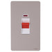 Schneider Ultimate Screwless Pearl Nickel 50A DP Control Switch With Neon GU4421WPNAvailable from RS Electrical