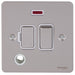 Schneider Ultimate Flat Plate Pearl Nickel 13A DP Switched Spur with Neon & Flex GU5214WPNAvailable from RS Electrical