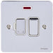 Schneider Ultimate Flat Plate Polished Chrome 13A DP Switched Spur with Neon GU5211WPCAvailable from RS Electrical Supplies