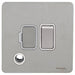 Schneider Ultimate Screwless Stainless Steel 13A Switched Spur with Flex GU5413WSSAvailable from RS Electrical 