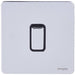 Schneider Ultimate Screwless Polished Chrome 1G Intermediate Switch GU1414BPCAvailable from RS Electrical Supplies