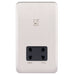 Schneider Lisse Deco Stainless Steel Shaver Socket GGBL7090BSSSAvailable from RS Electrical 