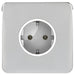 Schneider Lisse Deco Polished Chrome 16A European Socket GGBL3016A1WPCAvailable from RS Electrical Supplies