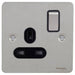 Schneider Ultimate Flat Plate Stainless Steel 13A DP Single Socket GU3210DBSSAvailable from RS Electrical 