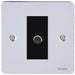 Schneider Ultimate Flat Plate Polished Chrome Satellite Socket GU7230MBPCAvailable from RS Electrical Supplies