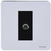 Schneider Ultimate Screwless Polished Chrome Satellite Socket GU7430MBPCAvailable from RS Electrical Supplies